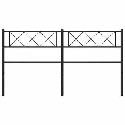 udskiftningsgavl 135 cm metal sort