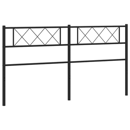 udskiftningsgavl 180 cm metal sort