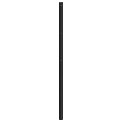 udskiftningsgavl 180 cm metal sort