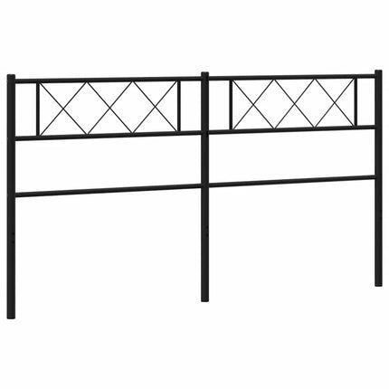 udskiftningsgavl 180 cm metal sort