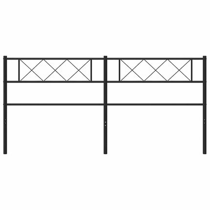 udskiftningsgavl 193 cm metal sort