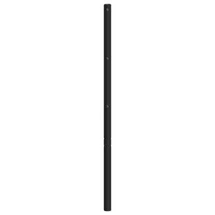 udskiftningsgavl 200 cm metal sort