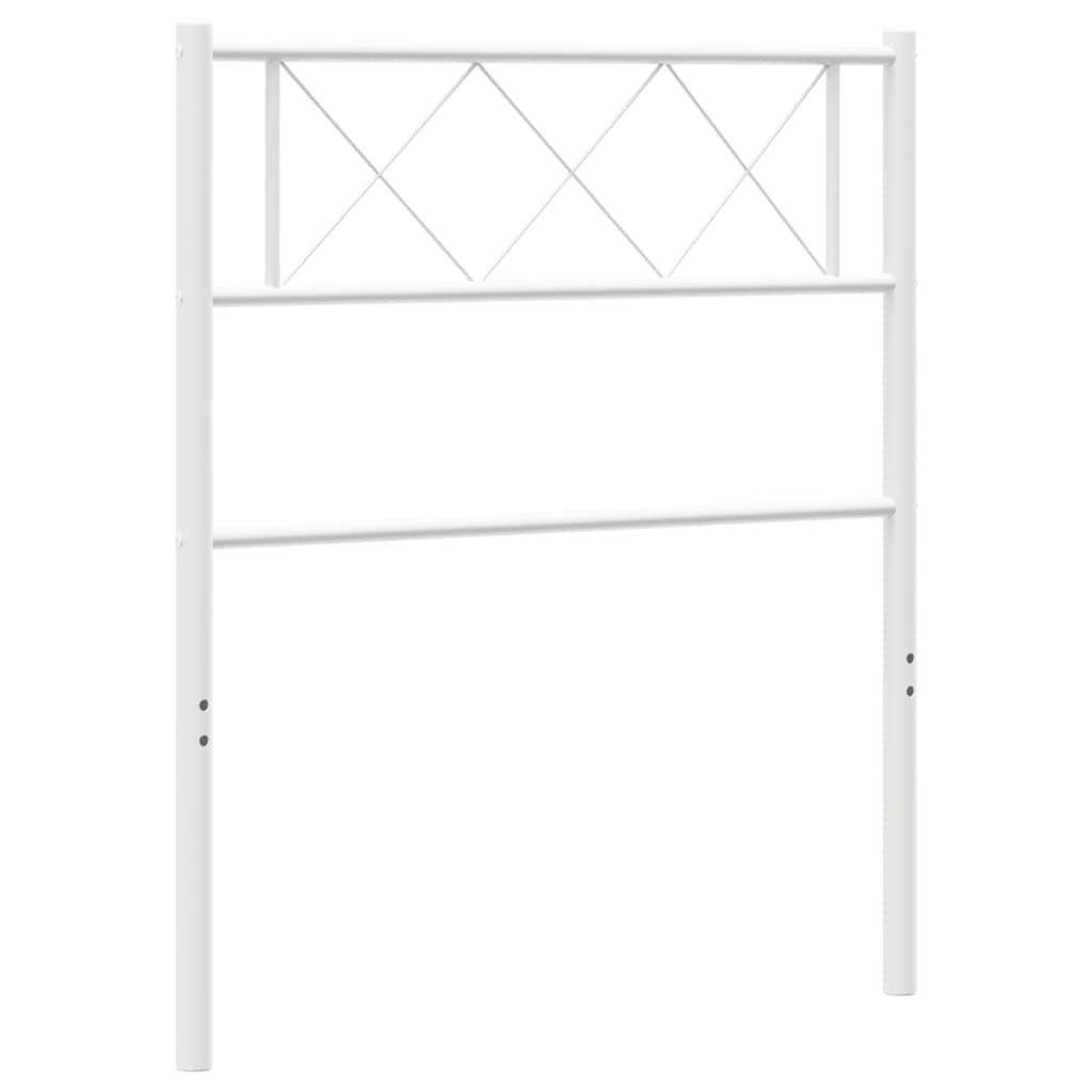 udskiftningsgavl 100 cm metal hvid