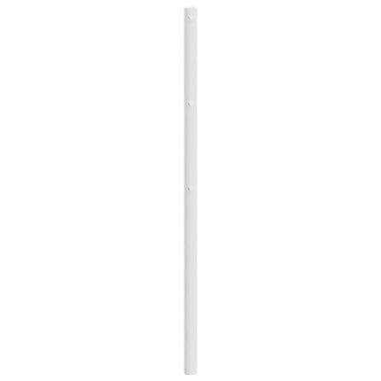 udskiftningsgavl 100 cm metal hvid