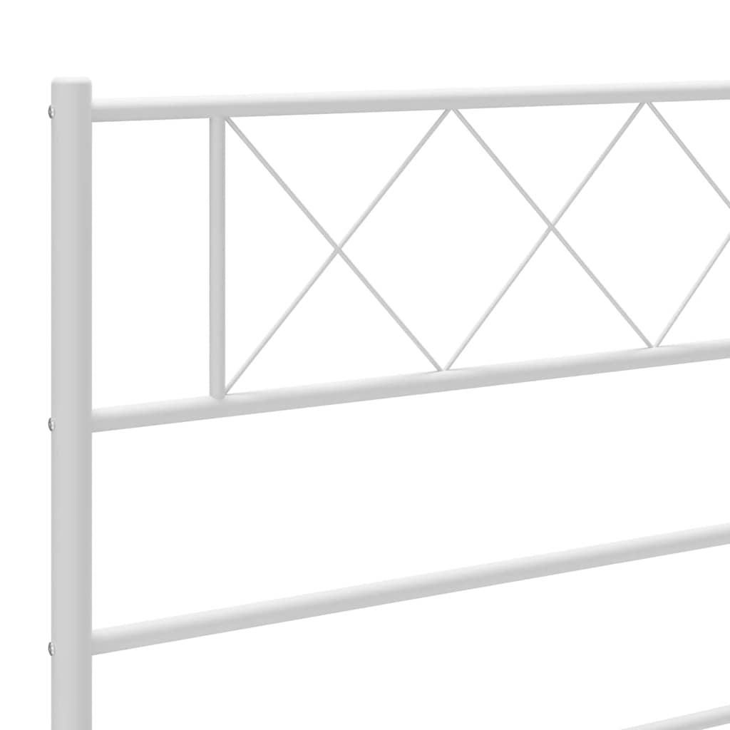 udskiftningsgavl 100 cm metal hvid