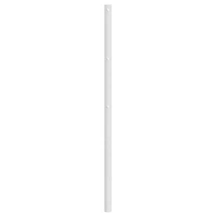 udskiftningsgavl 180 cm metal hvid