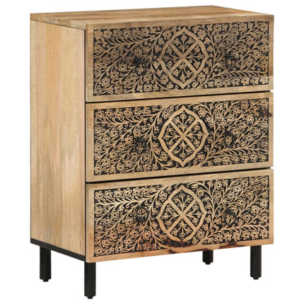 kommoder 2 stk. 60x33x75 cm massivt mangotræ
