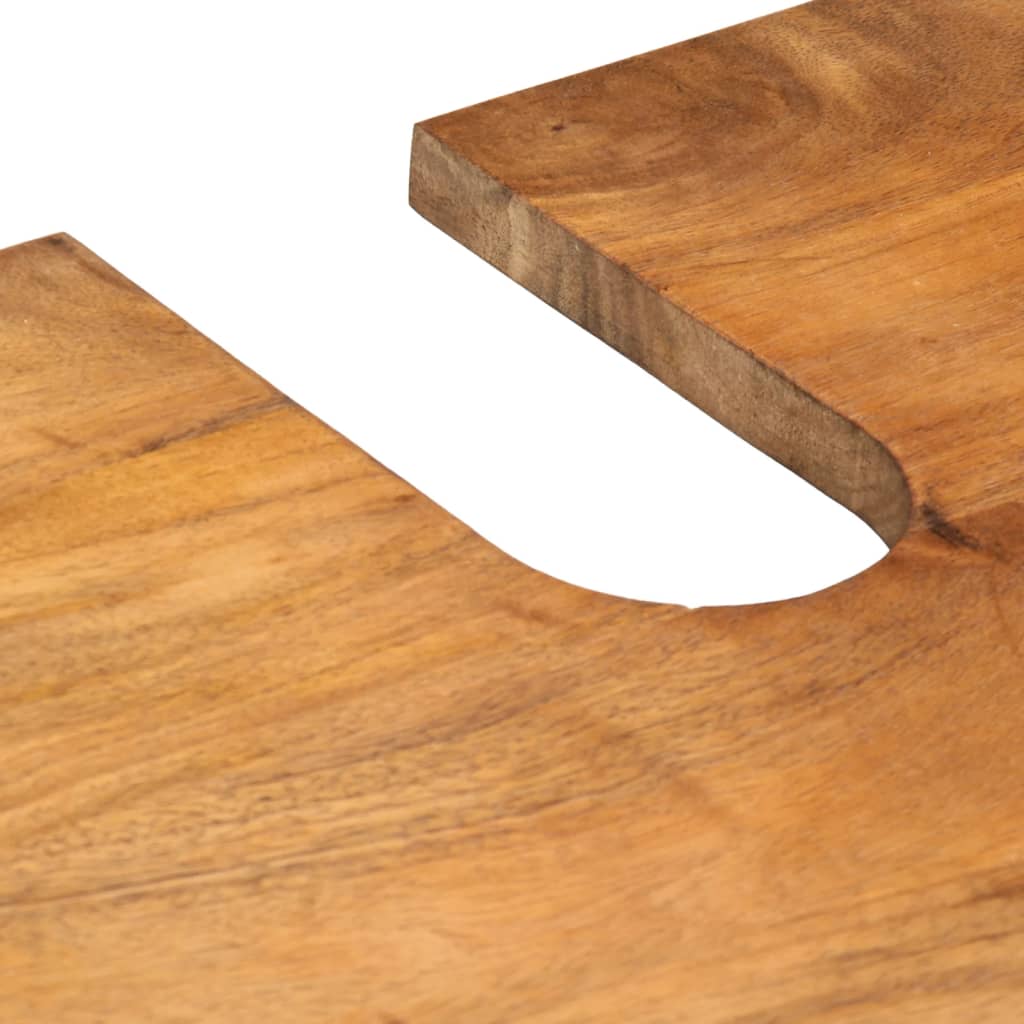 badeværelsesmøbelsæt 3 dele massivt mangotræ