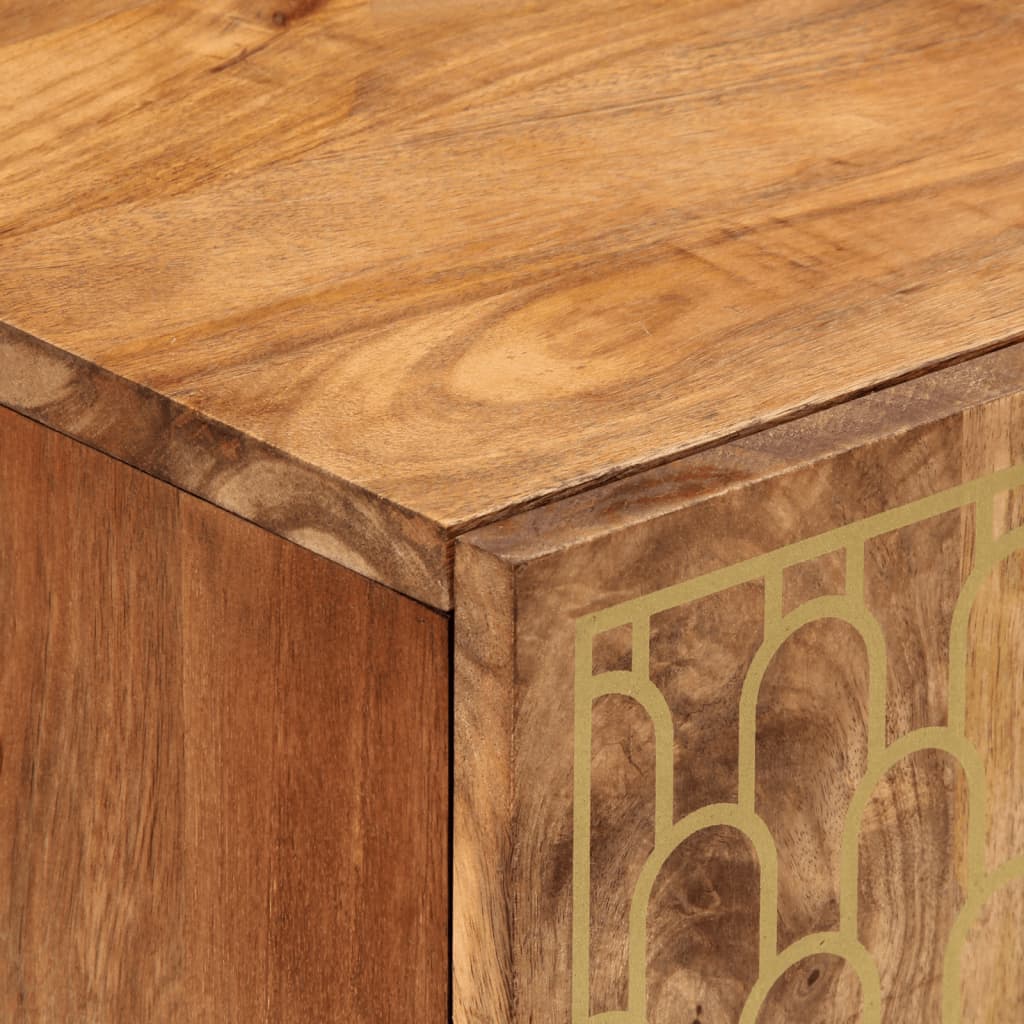 badeværelsesmøbelsæt 3 dele massivt mangotræ