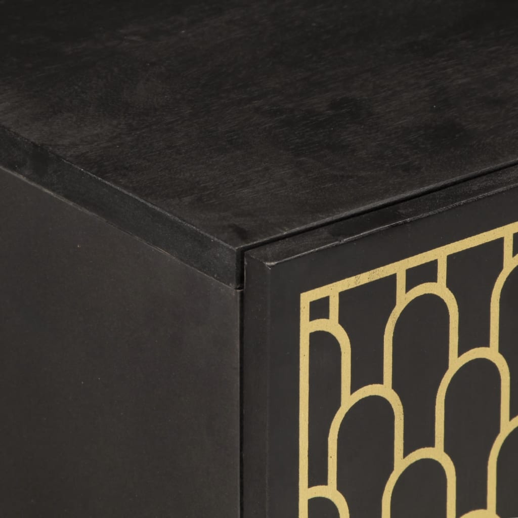 badeværelsesmøbelsæt 2 dele massivt mangotræ