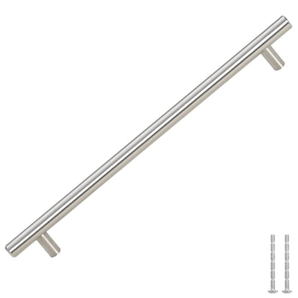 skabshåndtag 5 stk. 224 mm rustfrit stål sølvfarvet