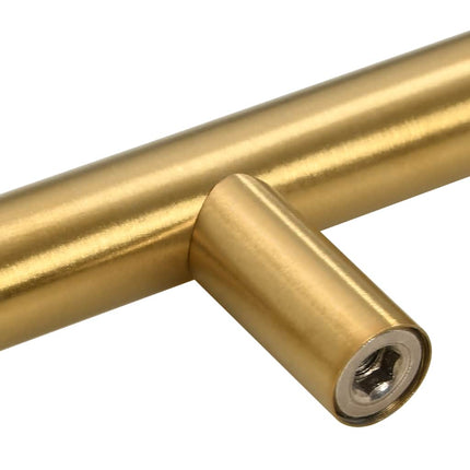 skabshåndtag 5 stk. 480 mm rustfrit stål guldfarvet