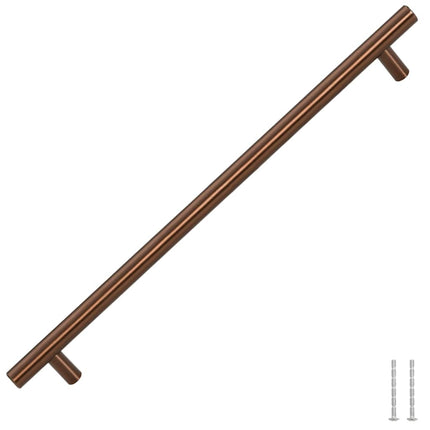 skabshåndtag 5 stk. 320 mm rustfrit stål bronzefarvet