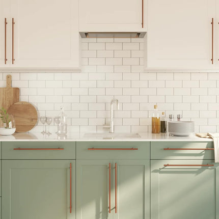 skabshåndtag 5 stk. 320 mm rustfrit stål bronzefarvet