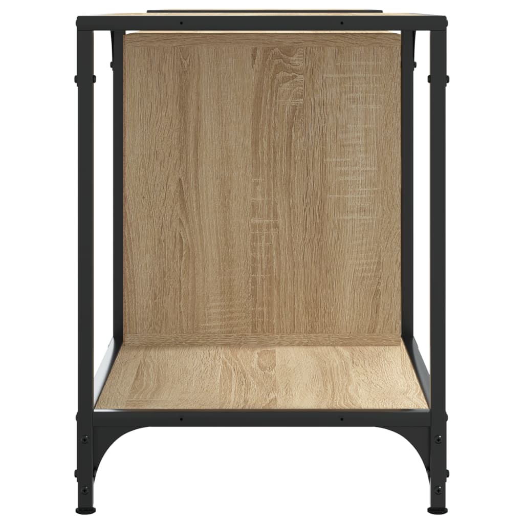 tv-bord 153x37x50 cm konstrueret træ sonoma-eg