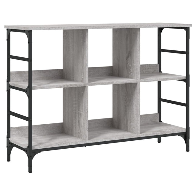 skænk 102x32x73,5 cm konstrueret træ grå sonoma-eg