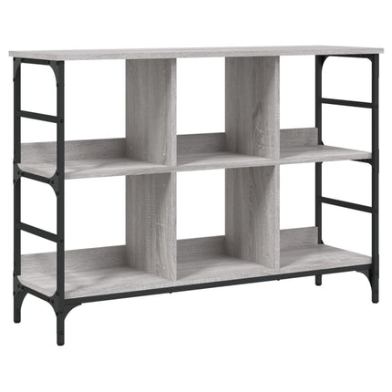 skænk 102x32x73,5 cm konstrueret træ grå sonoma-eg