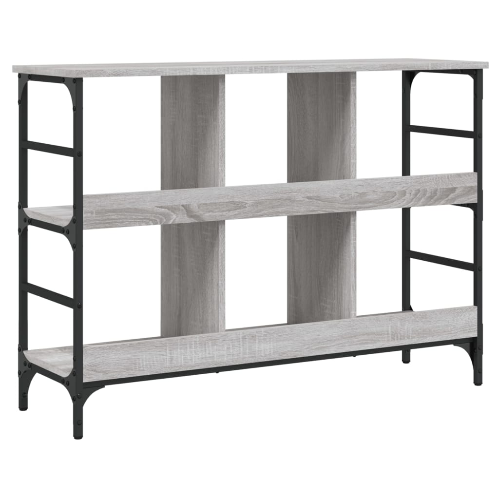 skænk 102x32x73,5 cm konstrueret træ grå sonoma-eg