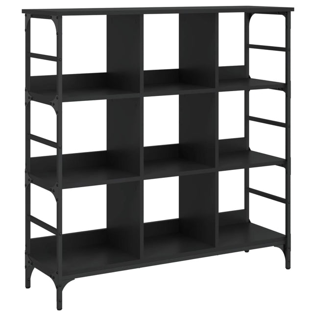 skænk 102x32x103,5 cm konstrueret træ sort