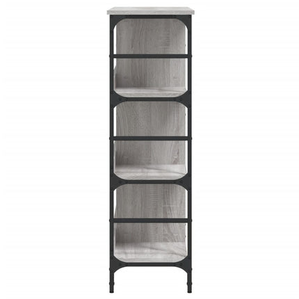 skænk 102x32x103,5 cm konstrueret træ grå sonoma-eg