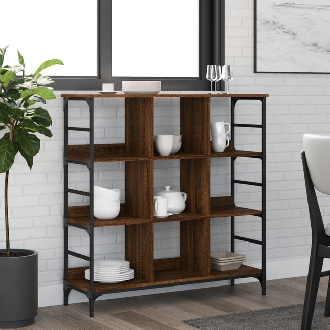 skænk 102x32x103,5 cm konstrueret træ sonoma-eg