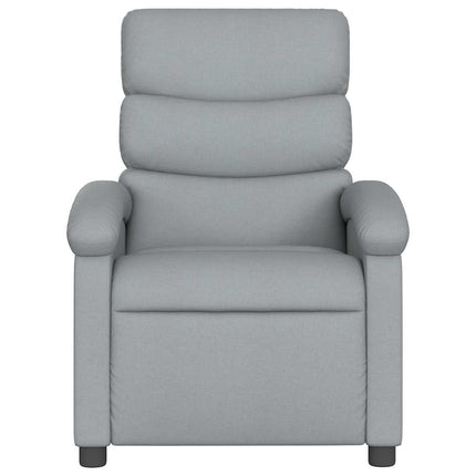 massagestol stof lysegrå