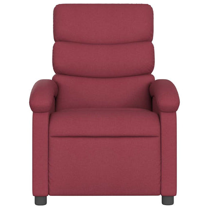 massagestol stof vinrød
