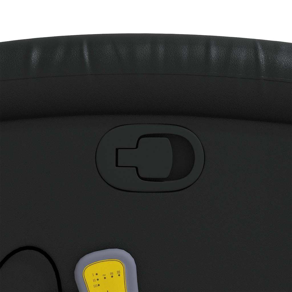 massagestol kunstlæder sort