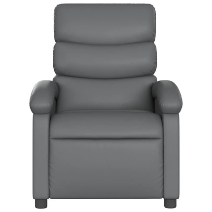 massagestol kunstlæder grå