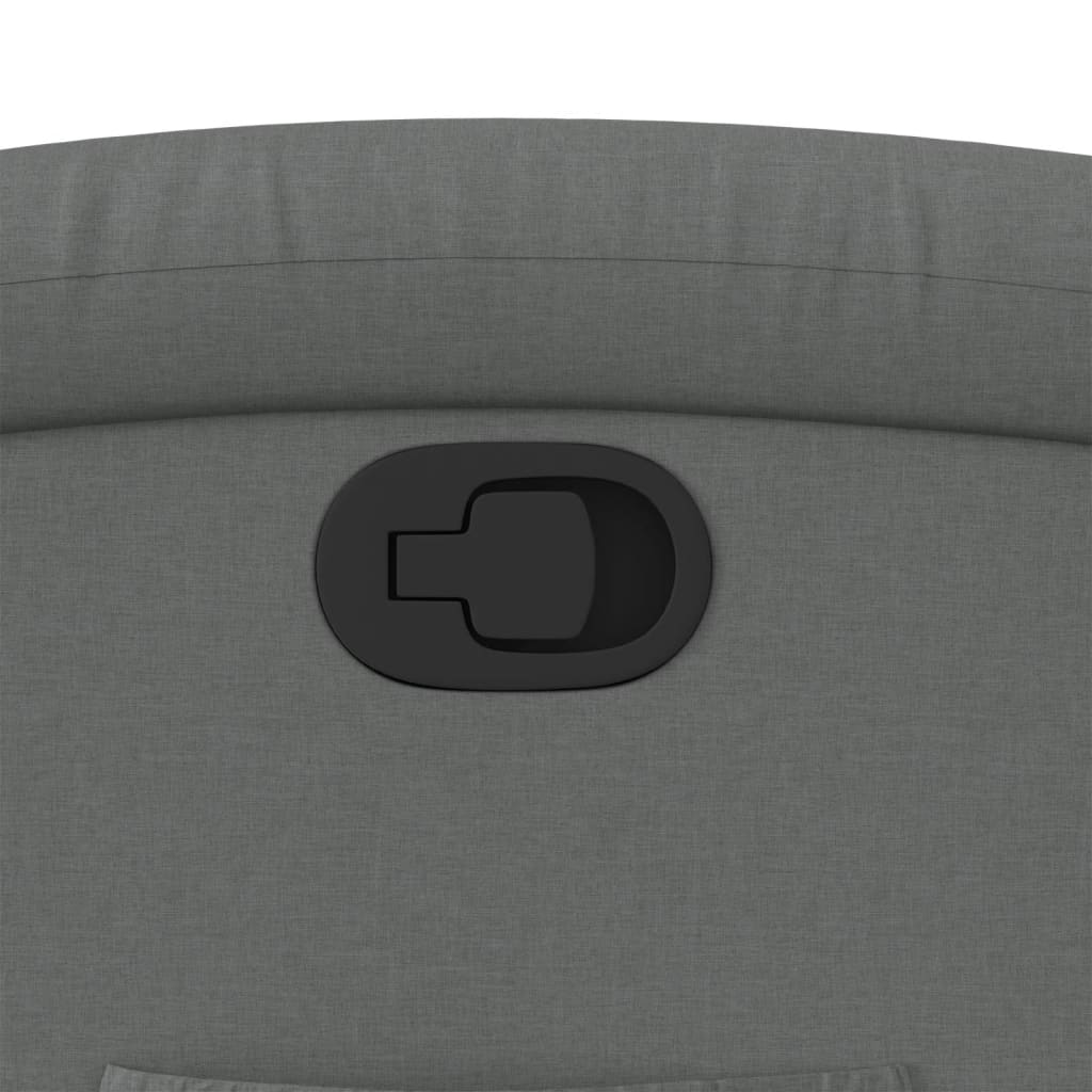 lænestol mørkegrå stof