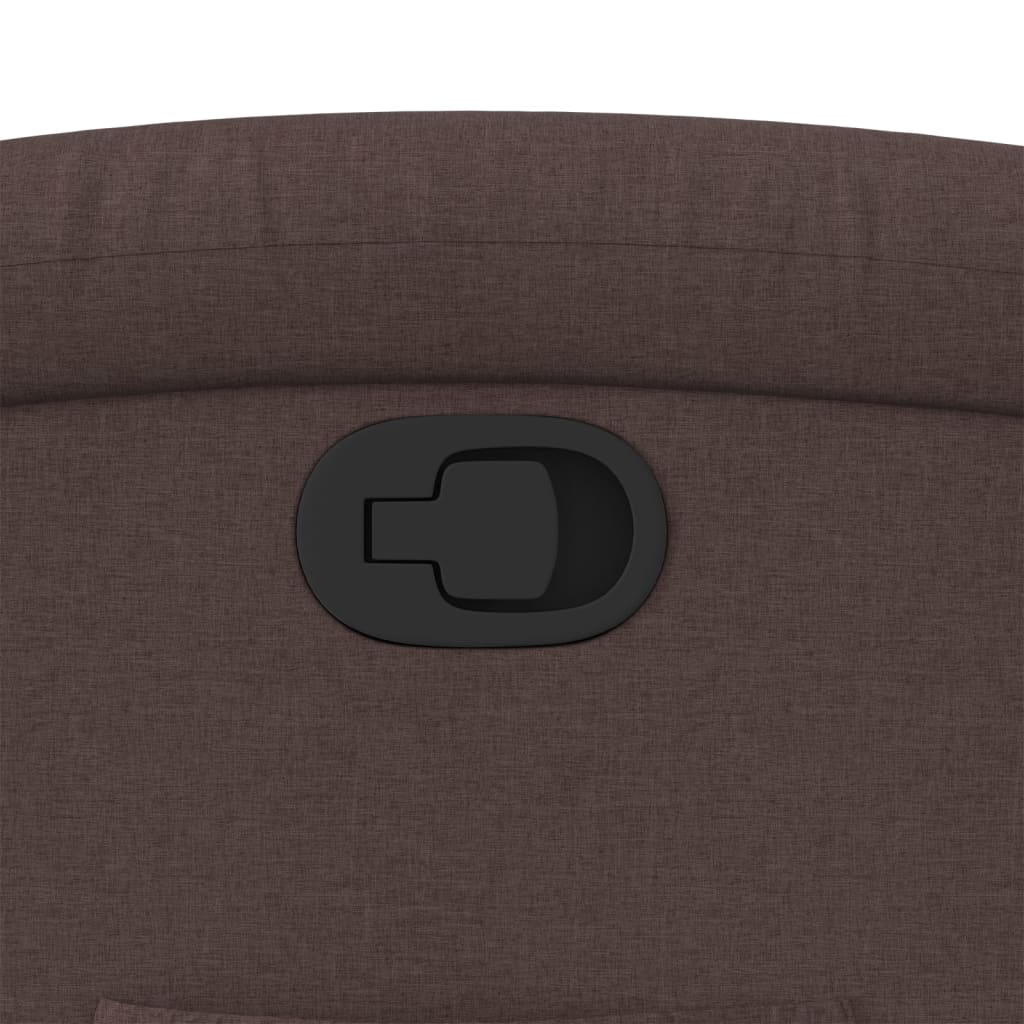 lænestol stof mørkebrun