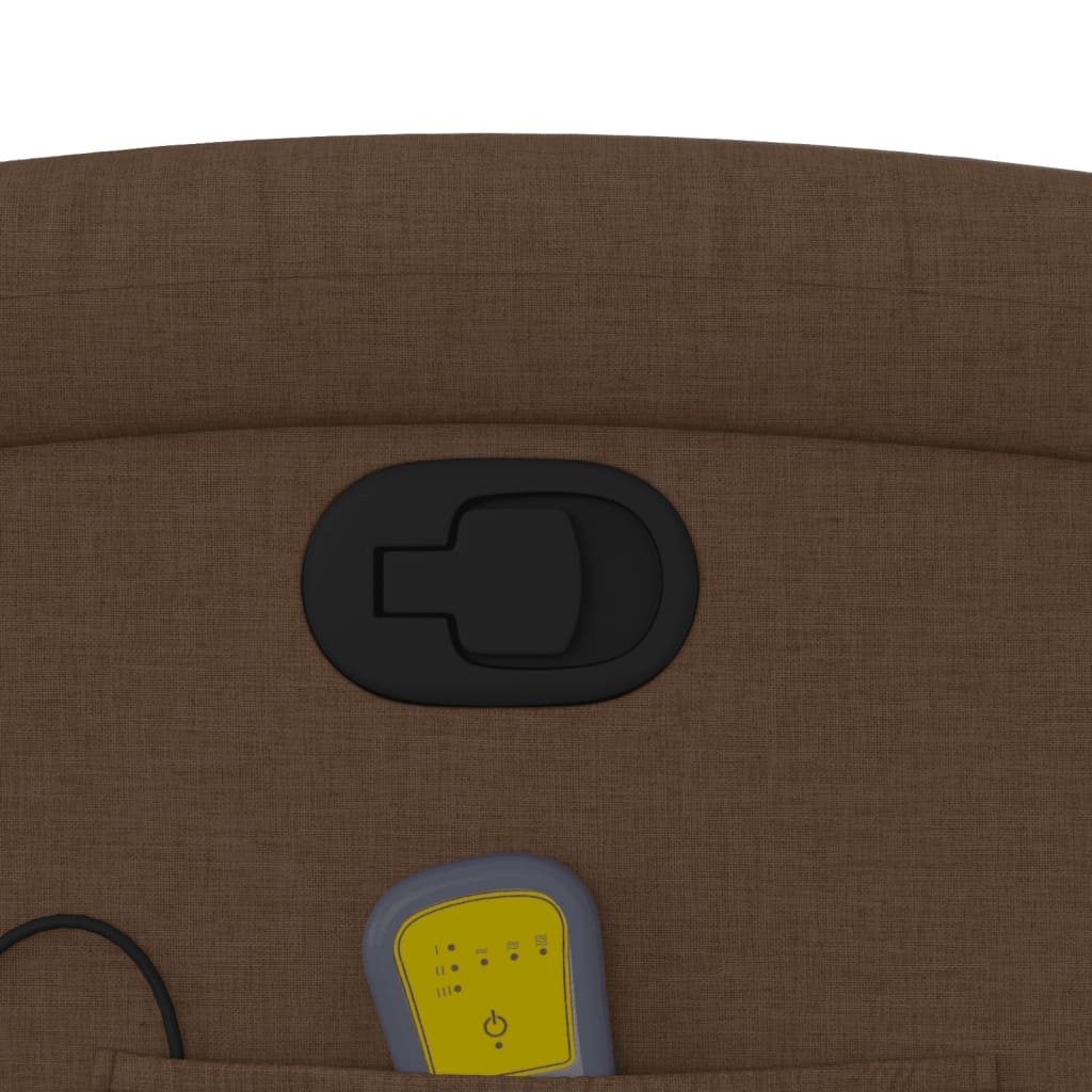 massagestol stof brun