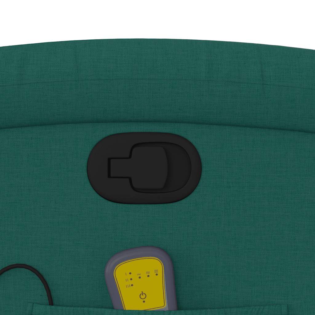 massagestol stof mørkegrøn