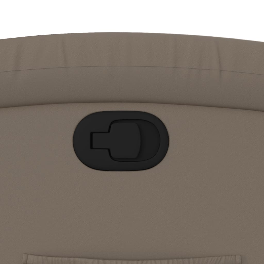 lænestol kunstlæder cappuccinofarvet