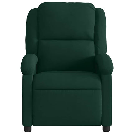 lænestol velour mørkegrøn