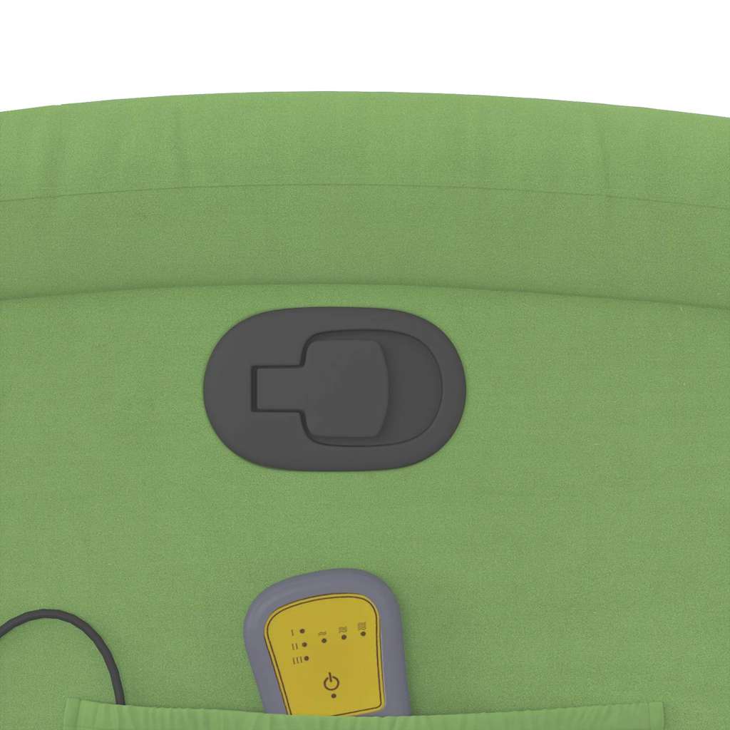 massagestol velour lysegrøn