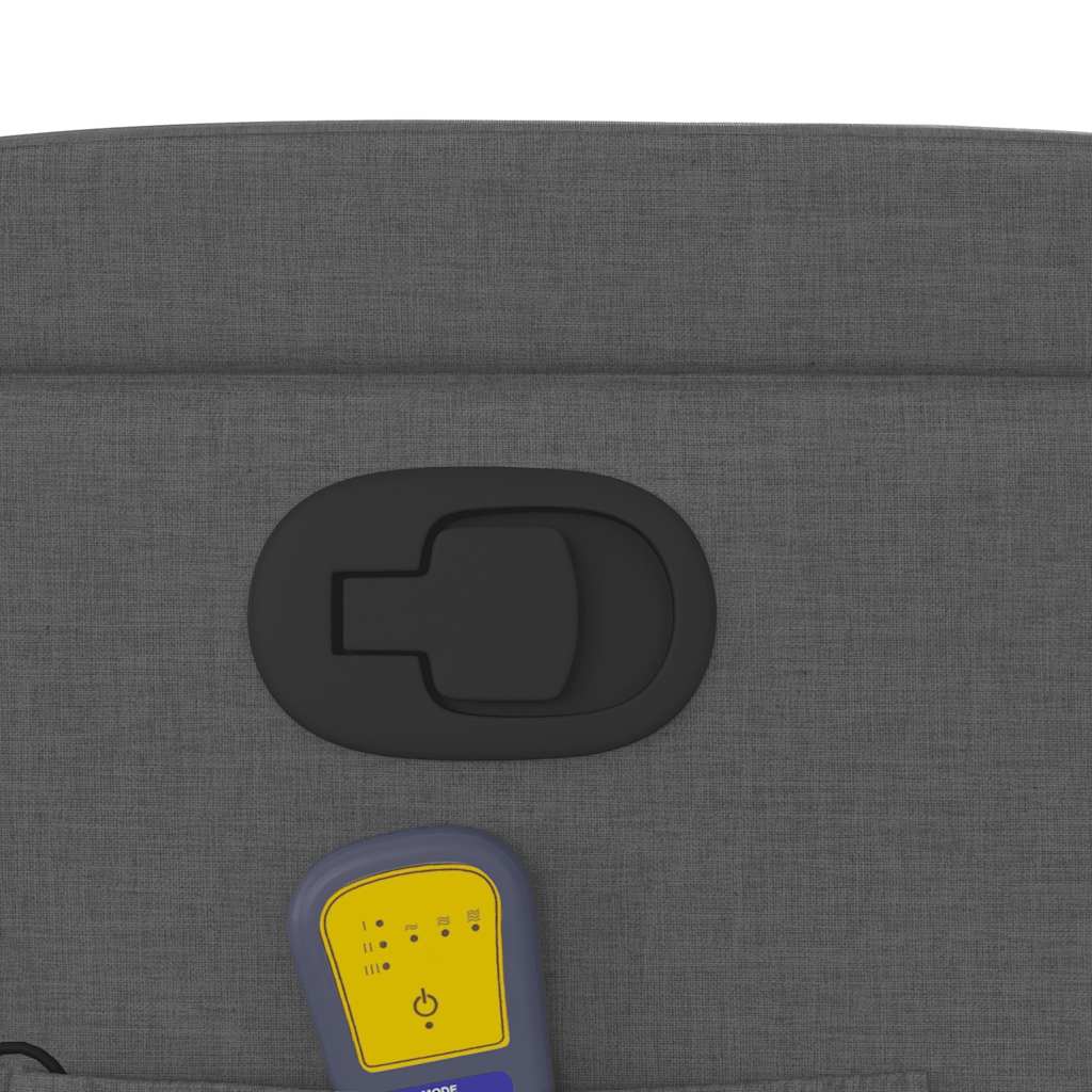 massagestol stof mørkegrå