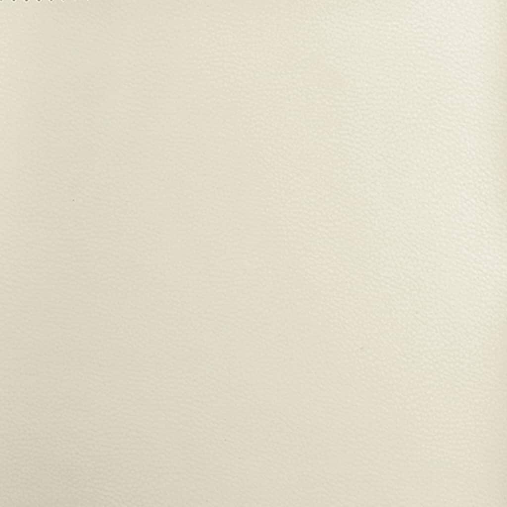 lænestol kunstlæder cremefarvet