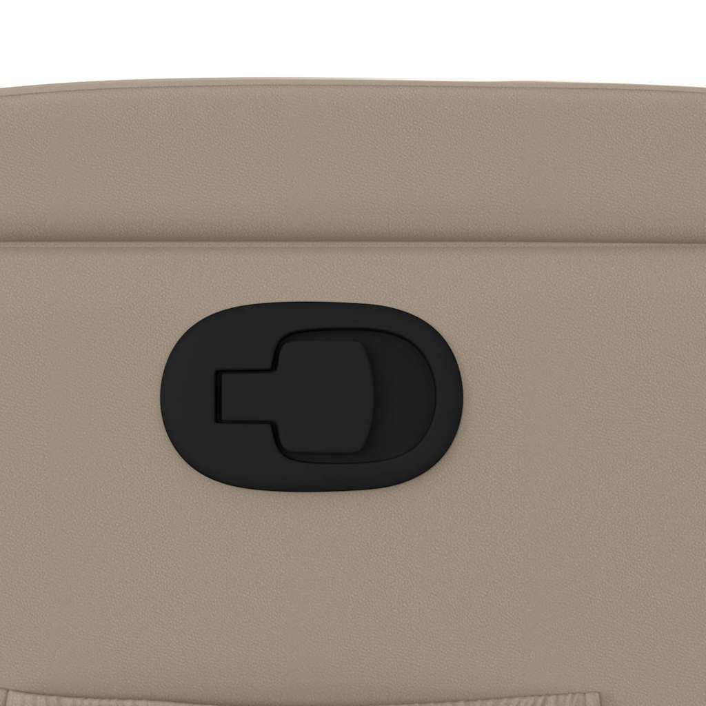 lænestol kunstlæder cappuccinofarvet