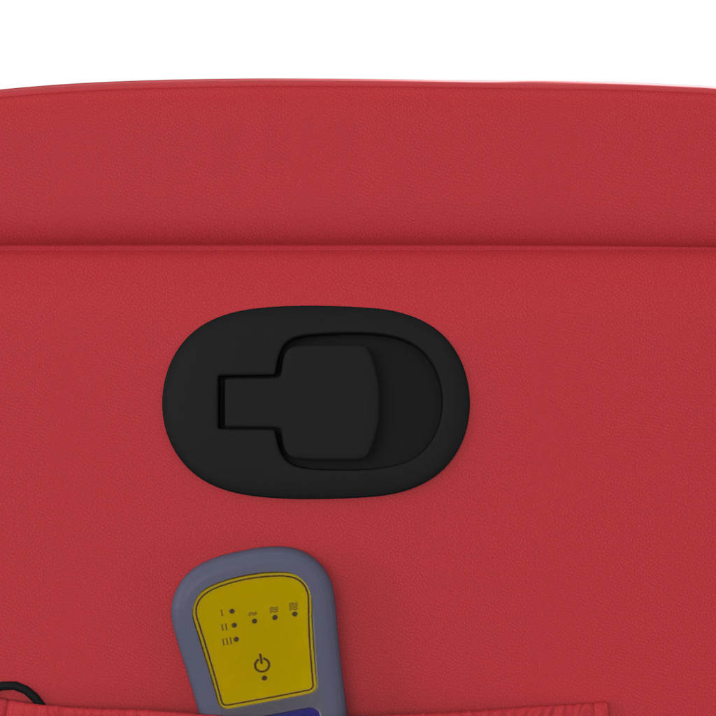 massagestol kunstlæder rød