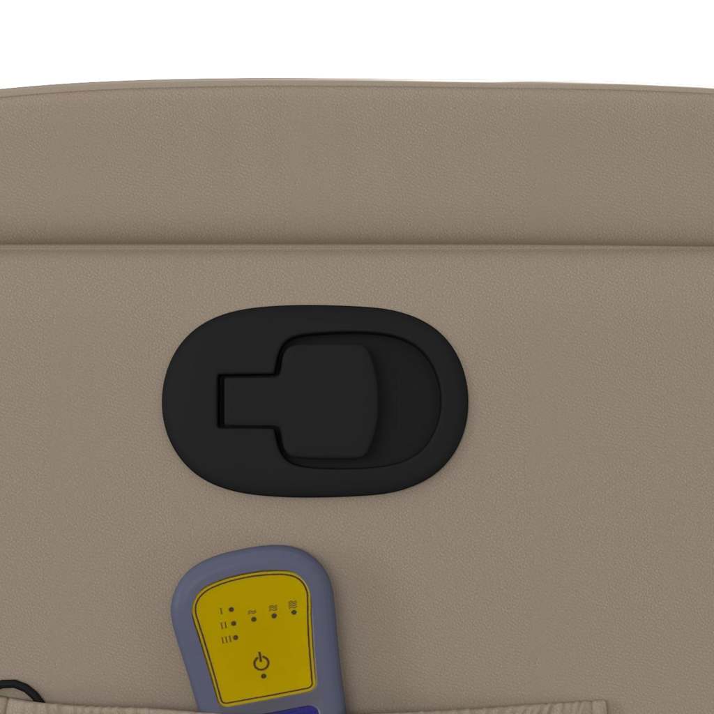 massagestol kunstlæder cappuccino