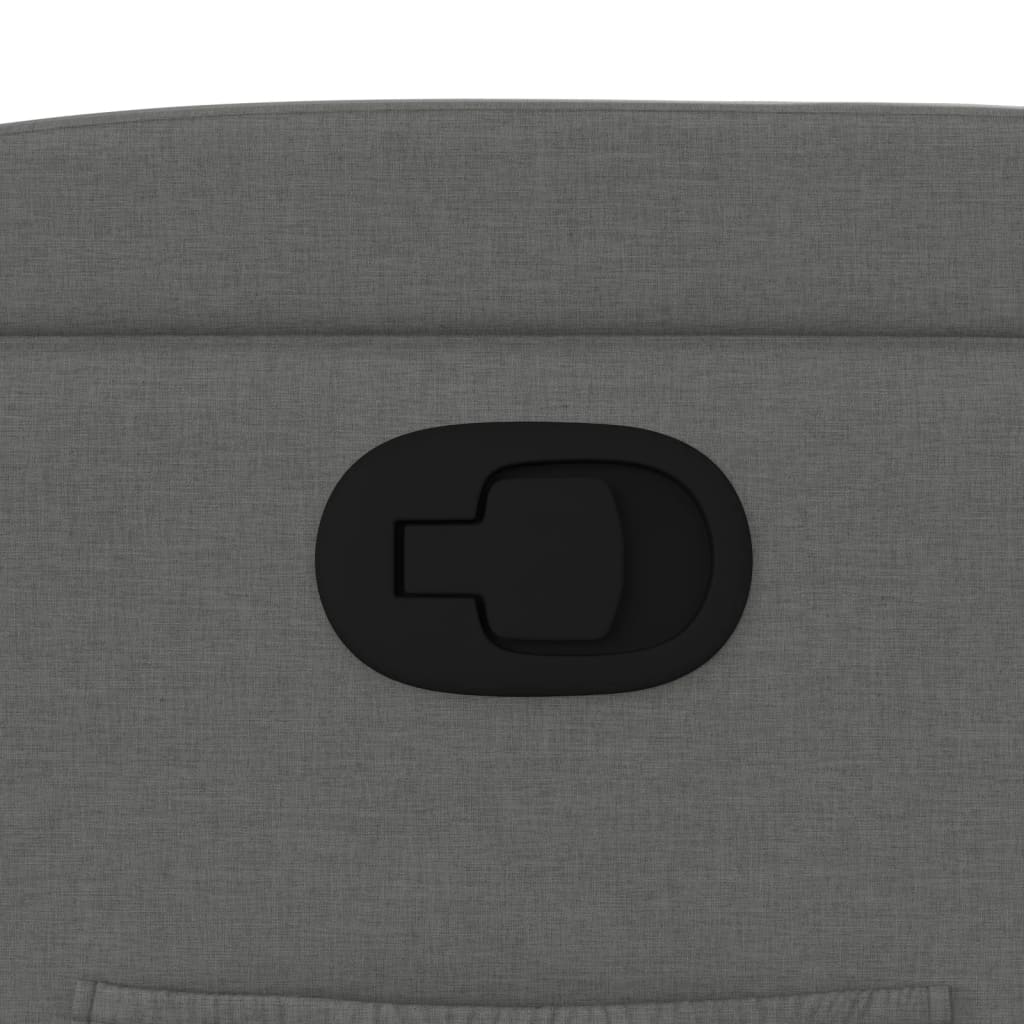 lænestol mørkegrå stof