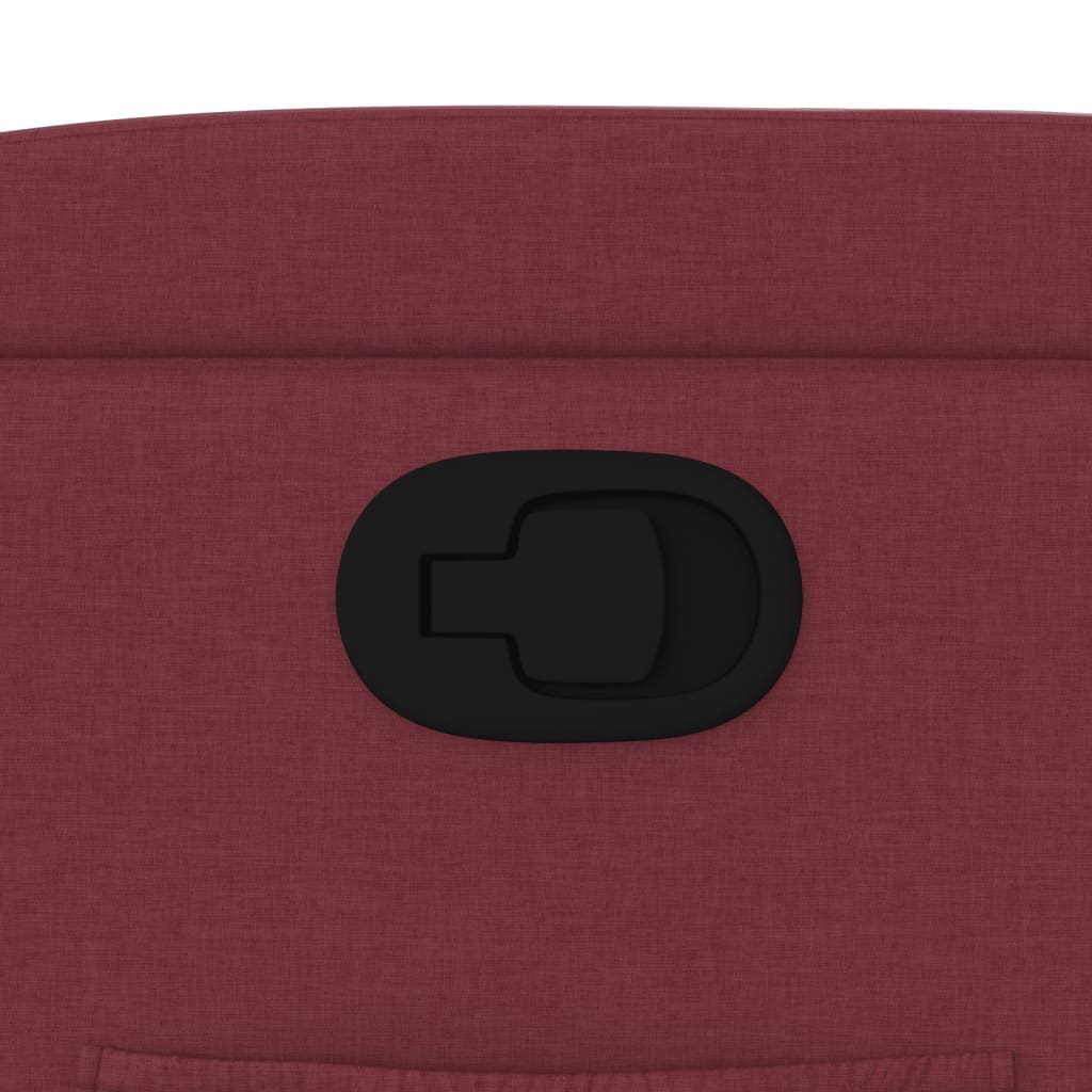 lænestol stof vinrød