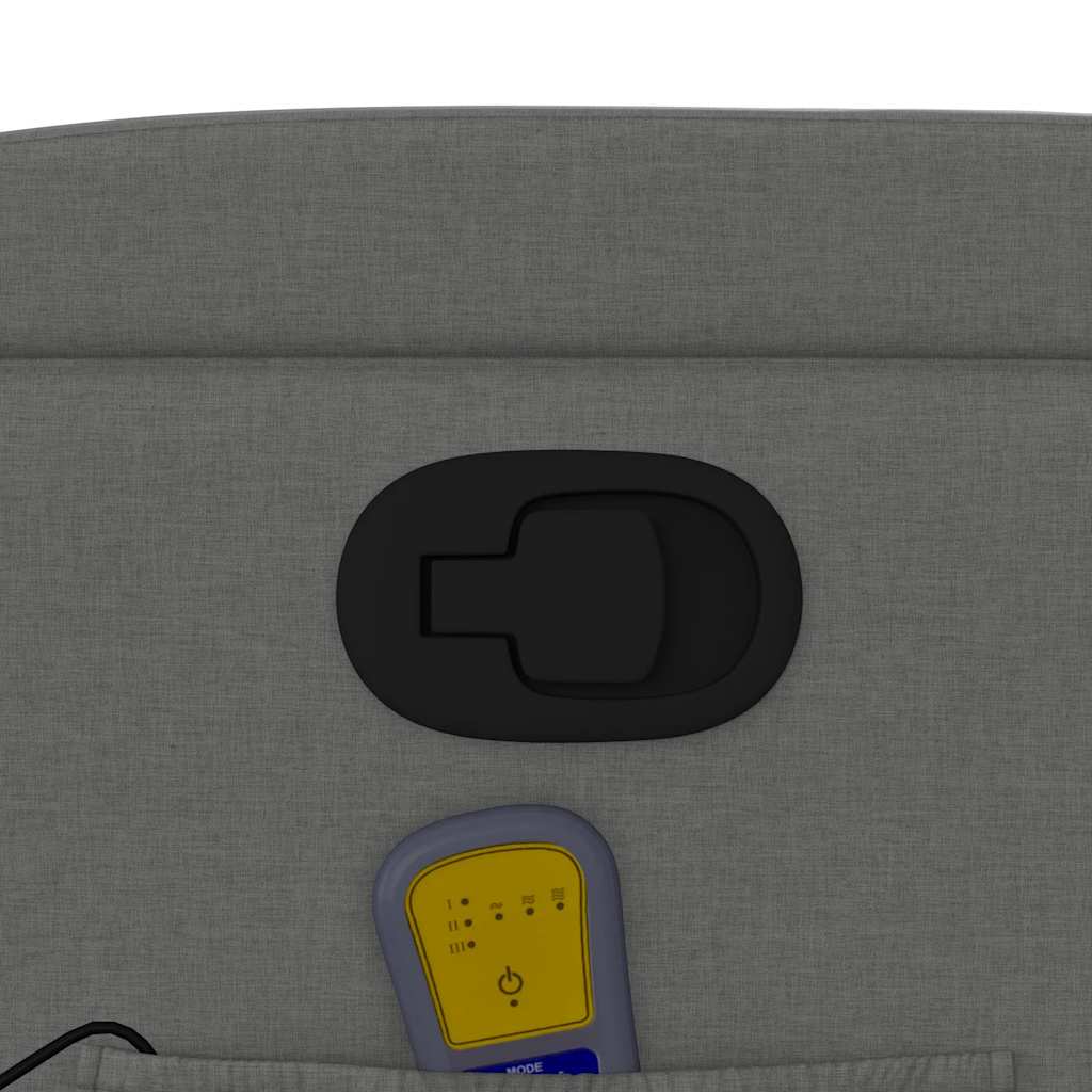 massagestol stof mørkegrå