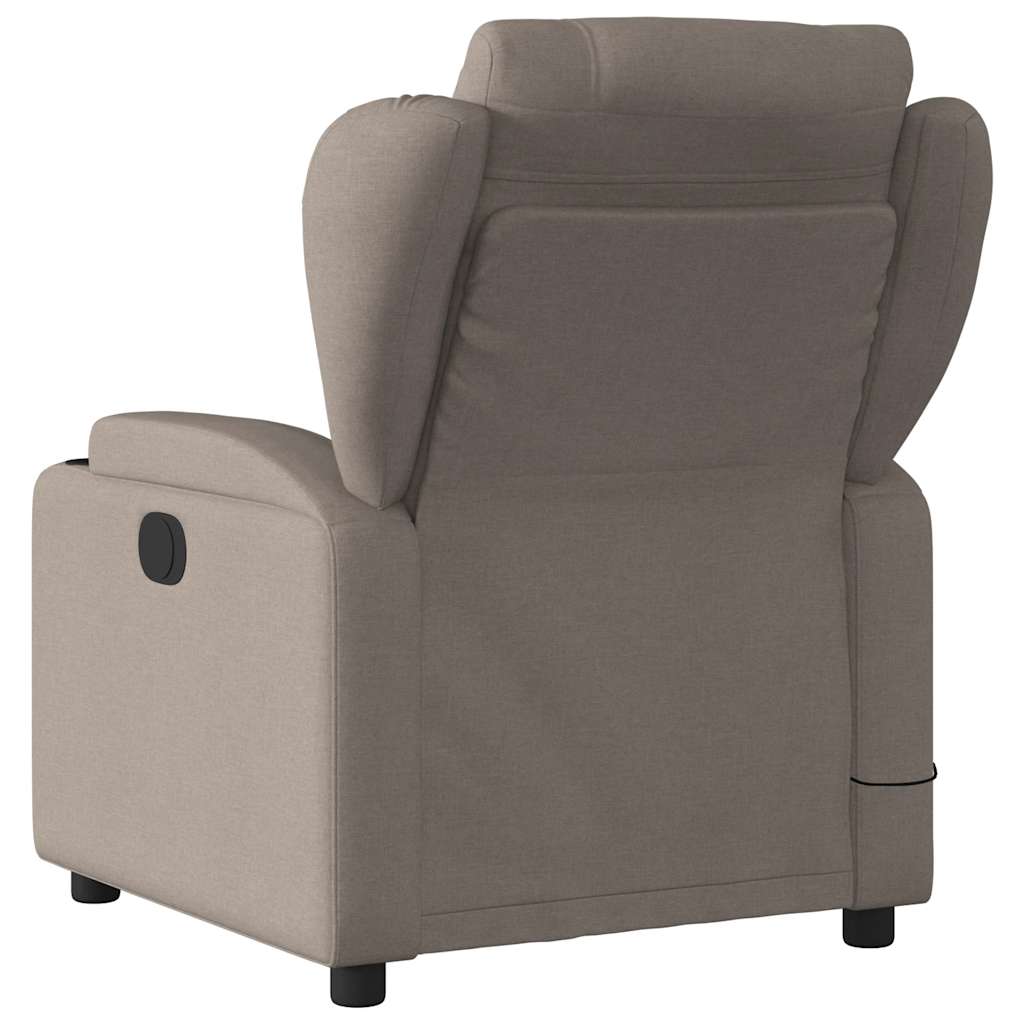 massagestol taupe stof