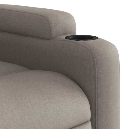 massagestol taupe stof