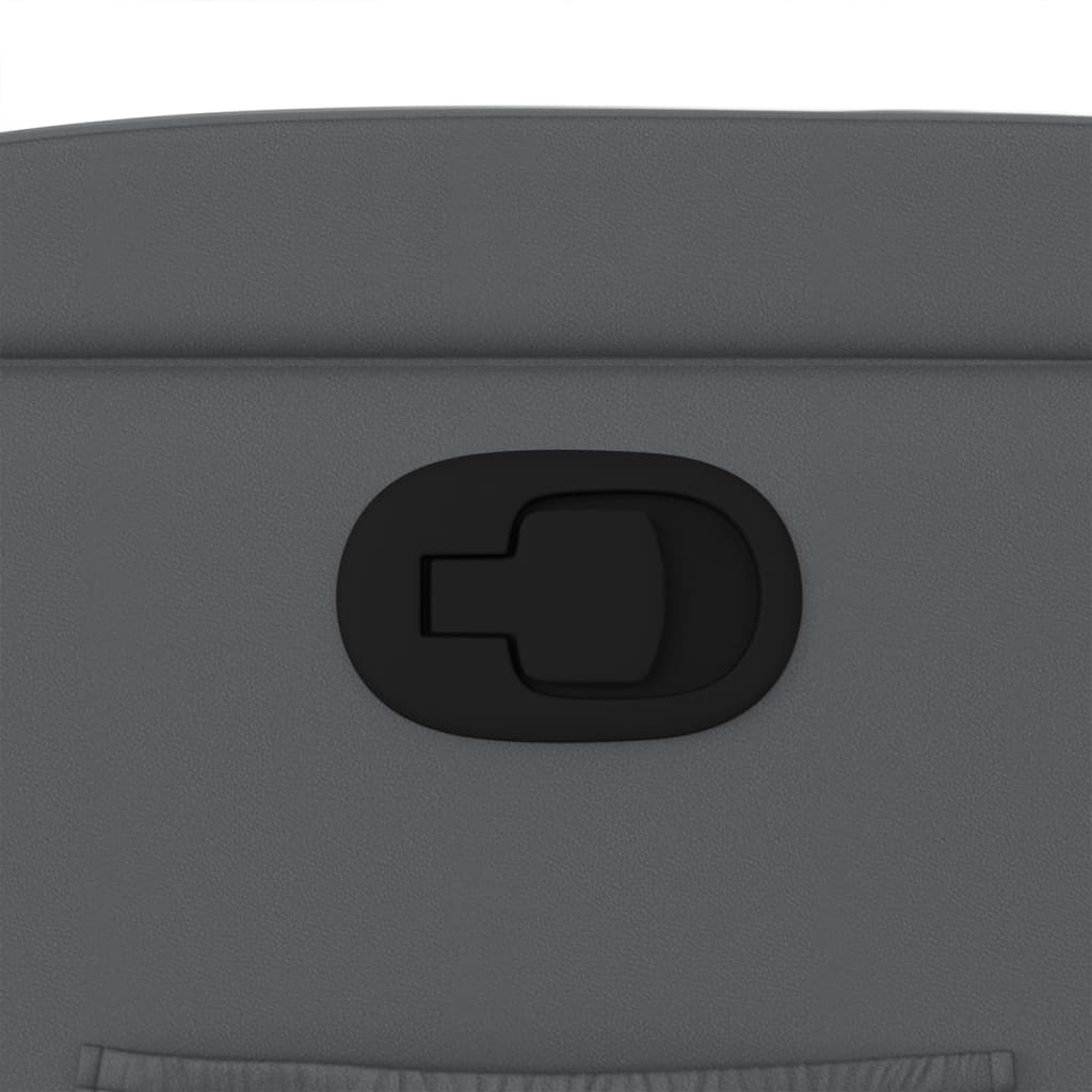 lænestol kunstlæder grå