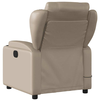 massagestol kunstlæder cappuccino