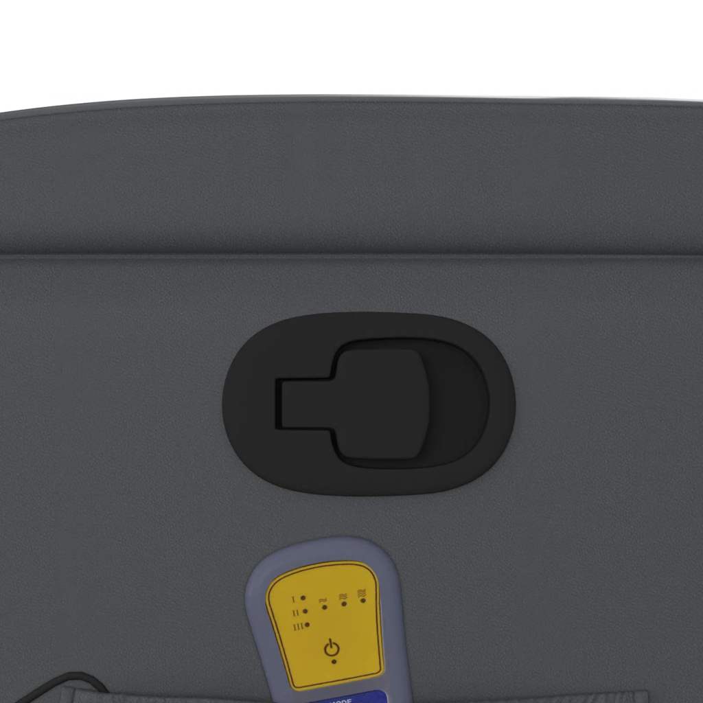 massagestol kunstlæder grå