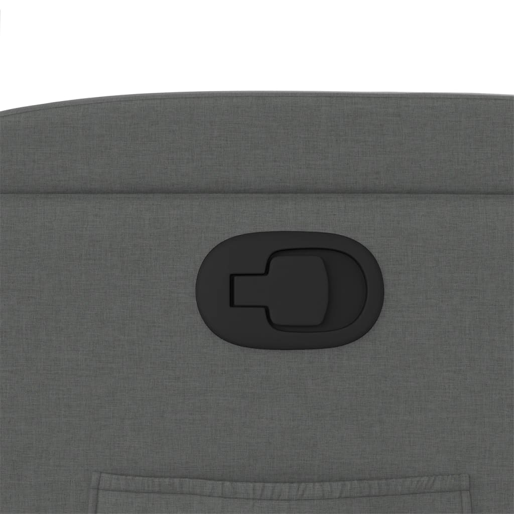 lænestol mørkegrå stof